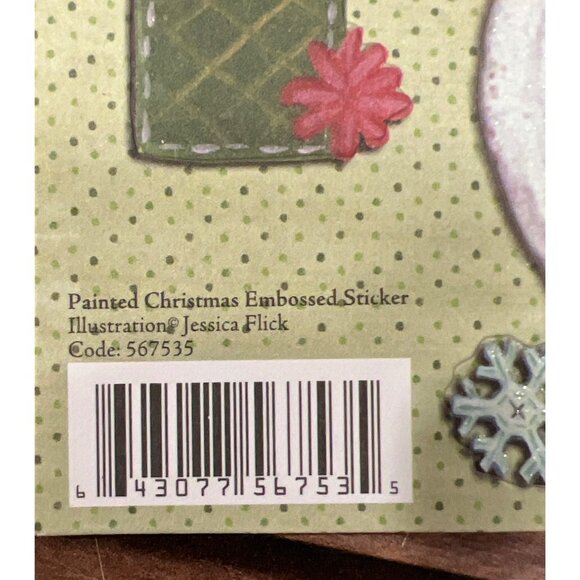 Studio 112 Painted Christmas Embossed Stickers By Jessica Flick 567535 - Picture 2 of 3